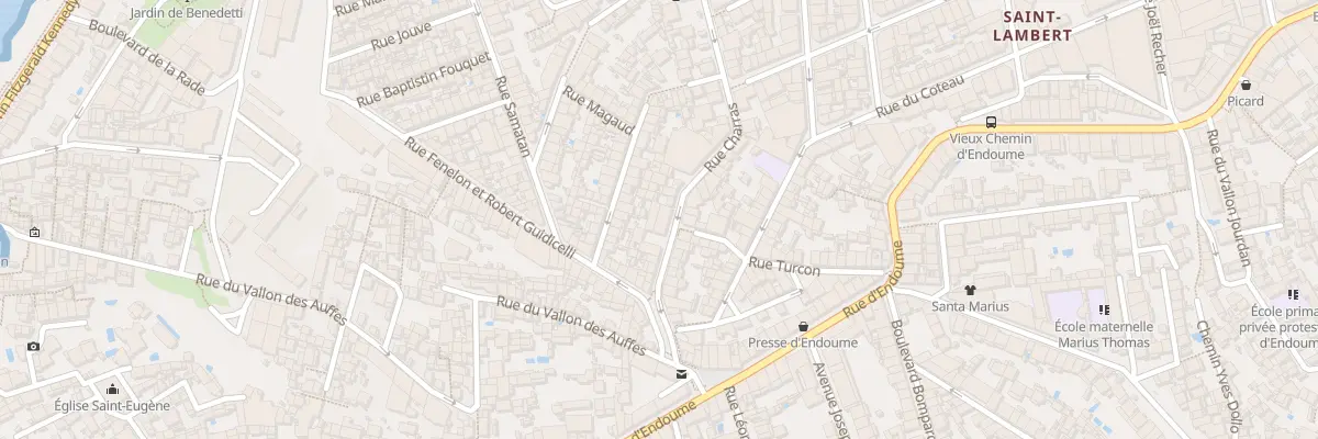Plan du 126 Rue charras à Marseille 7e Arrondissement