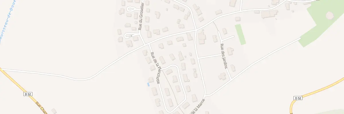 Plan du 11 Rue de la Planchotte à Peigney
