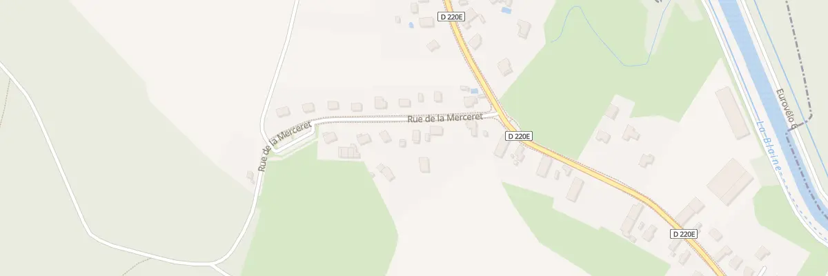 Plan du 6 Rue de la Merceret à Abergement-la-Ronce