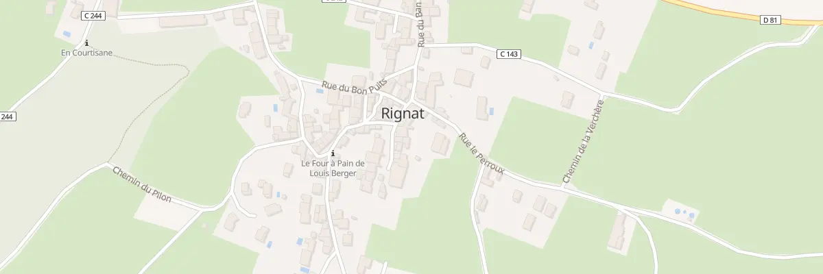 Plan du 7 Rue du Telephone à Bohas-Meyriat-Rignat