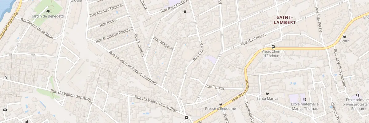 Plan du 114 Rue charras à Marseille 7e Arrondissement