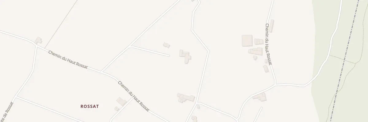 Plan du 6500 Rossat à Saint-Vérand