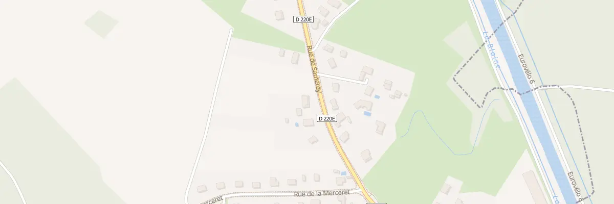 Plan du 34C Rue de Samerey à Abergement-la-Ronce