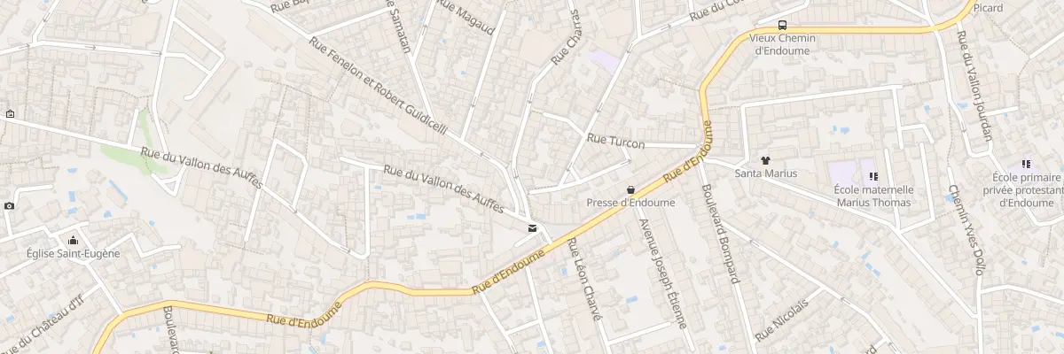 Plan du 143 Rue charras à Marseille 7e Arrondissement