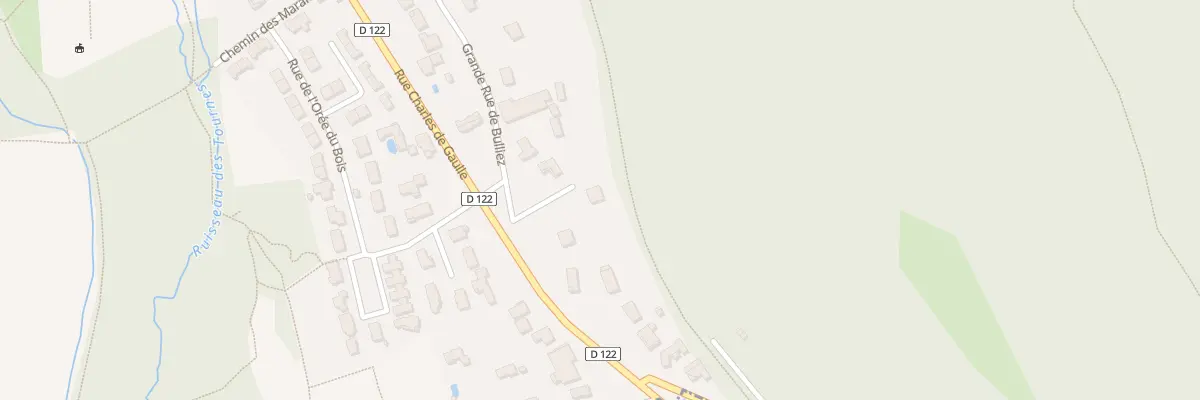 Plan du 545 Grande Rue de Bulliez à Lagnieu