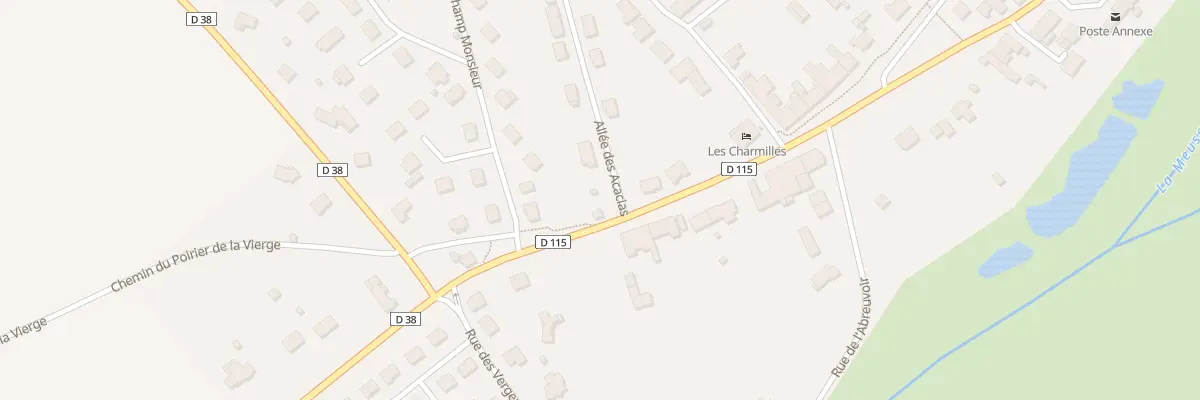 Plan du 16 Rue de la Gare à Charny-sur-Meuse