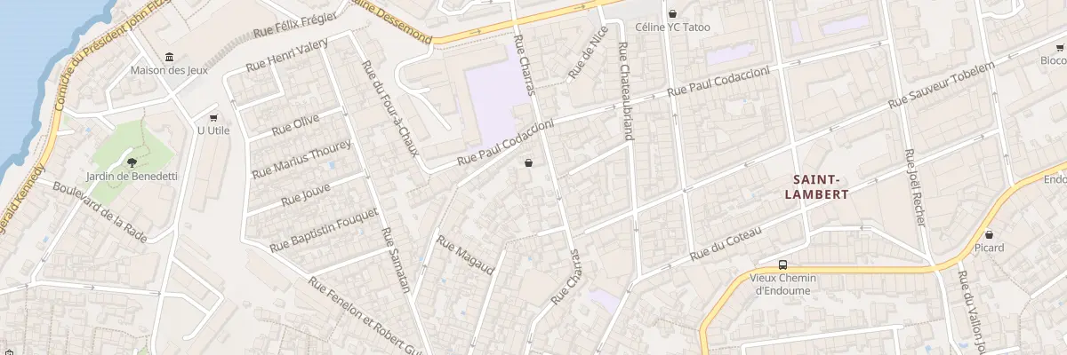 Plan du 78 Rue charras à Marseille 7e Arrondissement