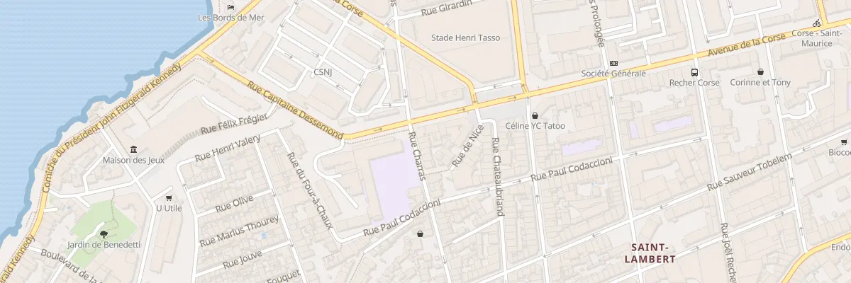Plan du 61 Rue charras à Marseille 7e Arrondissement