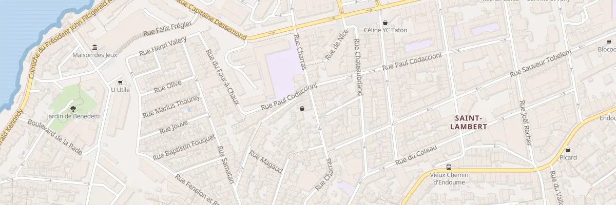 Plan du 74 Rue charras à Marseille 7e Arrondissement