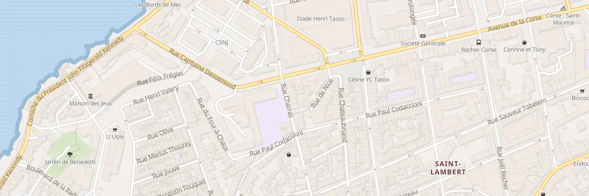 Plan du 65 Rue charras à Marseille 7e Arrondissement