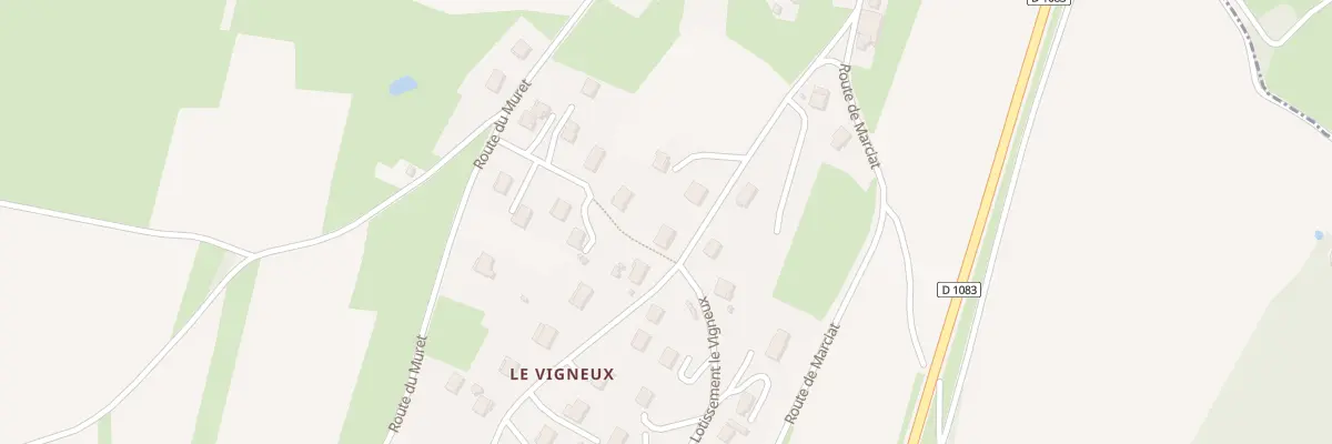 Plan du 6 Au Vigneux à Joudes