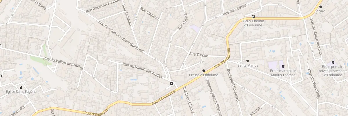 Plan du 137 Rue charras à Marseille 7e Arrondissement