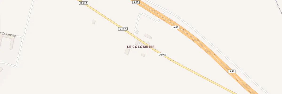 Plan du 1200 Rte de Saint Victor à Sérézin-de-la-Tour