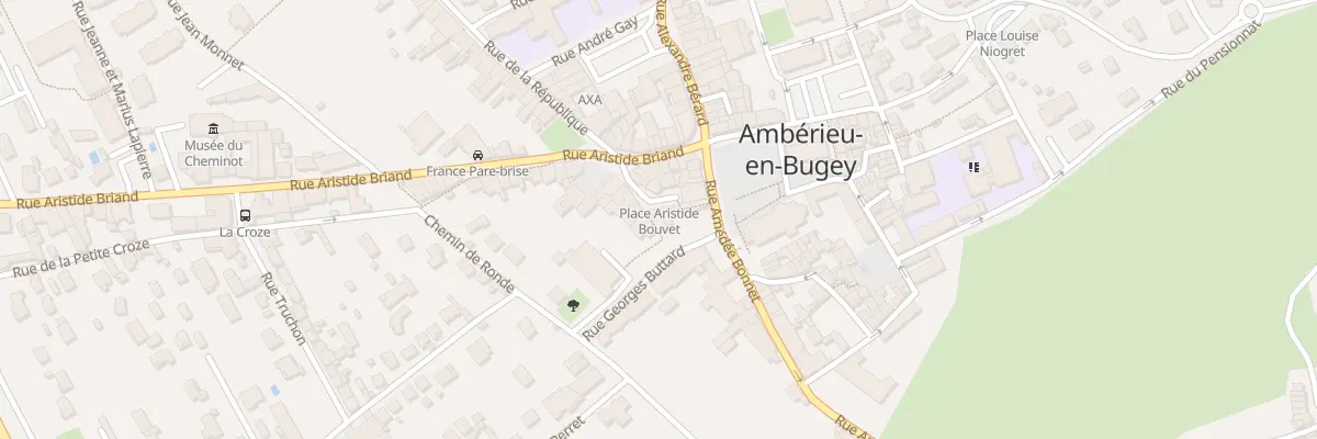Plan du 20 Pl Aristide Bouvet à Ambérieu-en-Bugey
