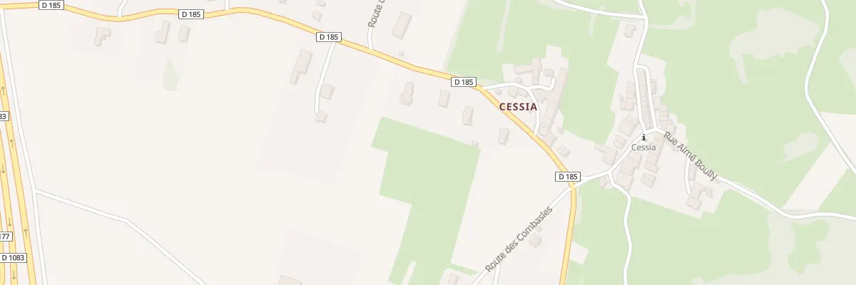 Plan du 386 Rte du Bie Rouge - Cessia aux Trois-Châteaux