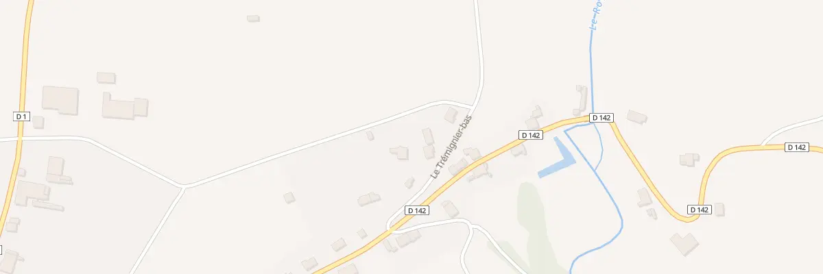 Plan du 4 Le Trémignier Bas à Esnouveaux