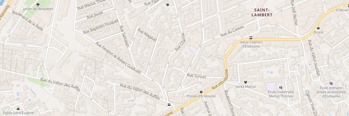 Plan du 119 Rue charras à Marseille 7e Arrondissement