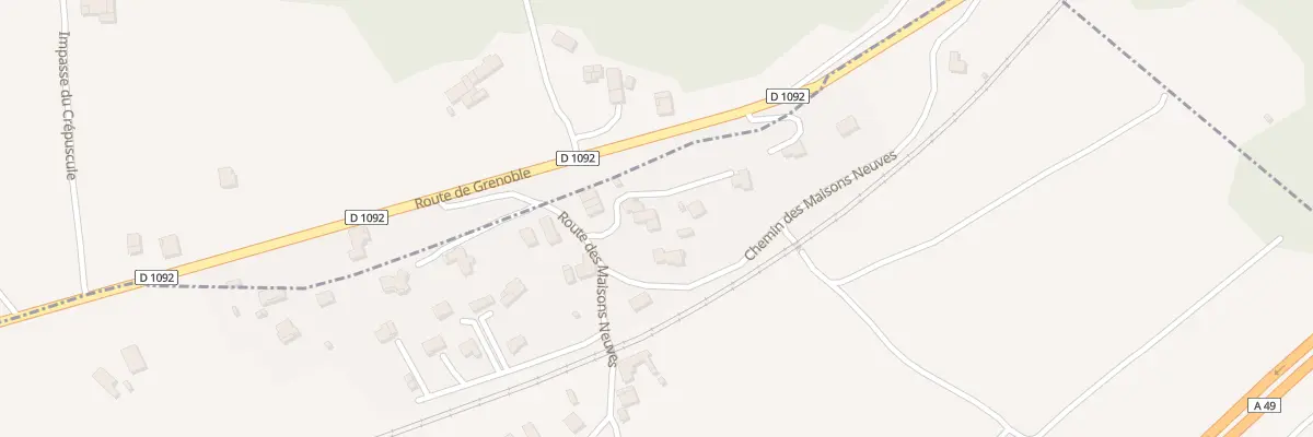 Plan du 1406C Rte des Maisons Neuves à Saint-Sauveur