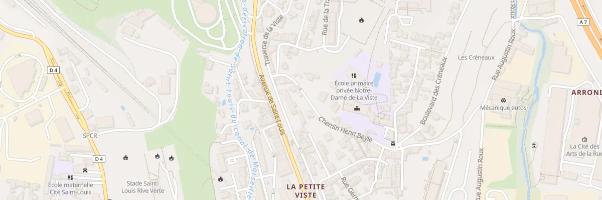 Plan du 78 Che Henri Beyle à Marseille 15e Arrondissement