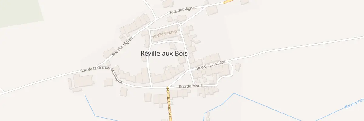 Plan du 1 Rue du Chat Huant à Réville-aux-Bois