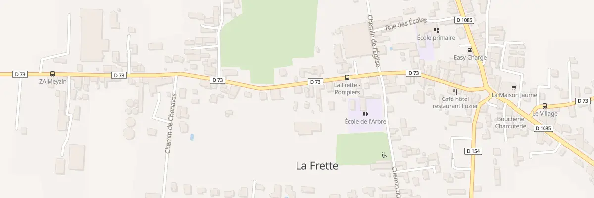Plan du 321 Rte de la Côte St André à La Frette