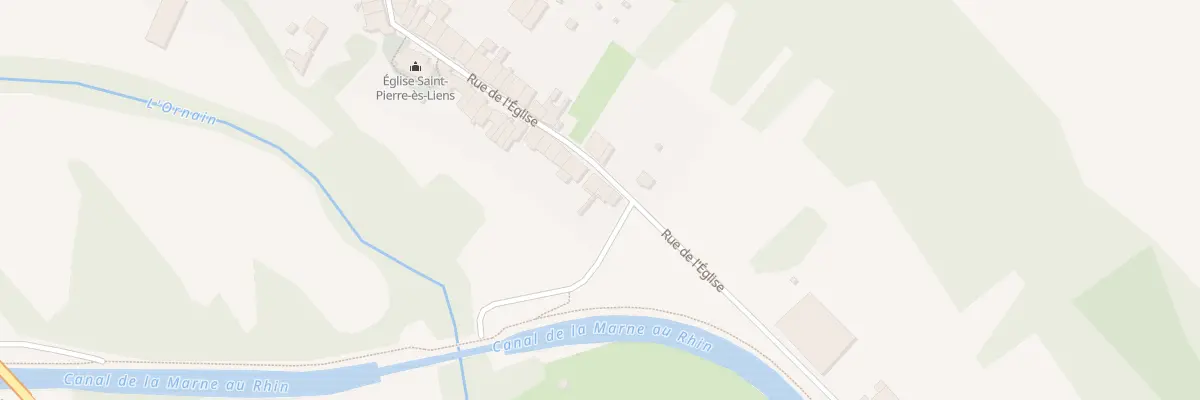 Plan du 44 Rue de l’Eglise à Menaucourt