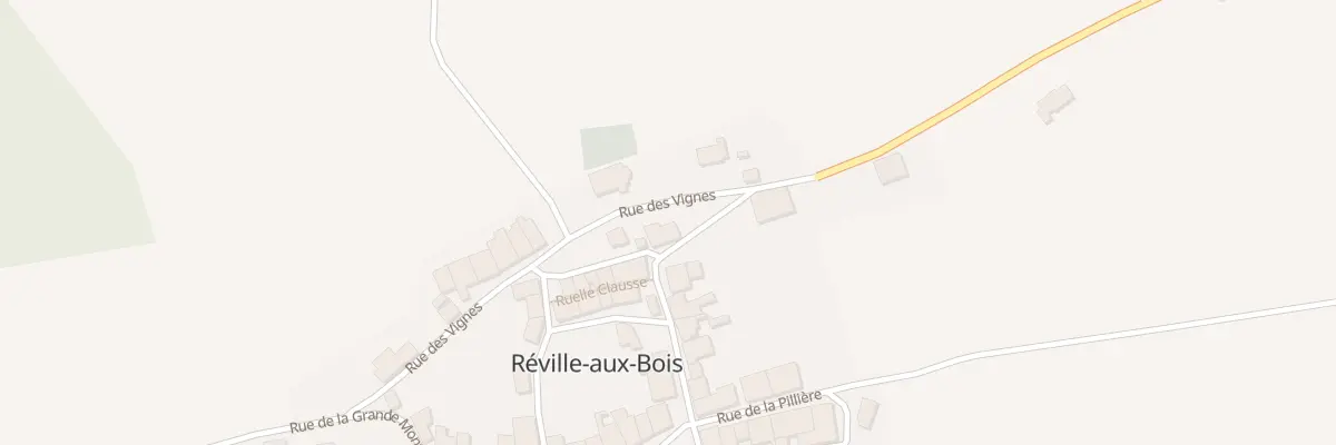 Plan du 2A Rue du Champ Renaud à Réville-aux-Bois