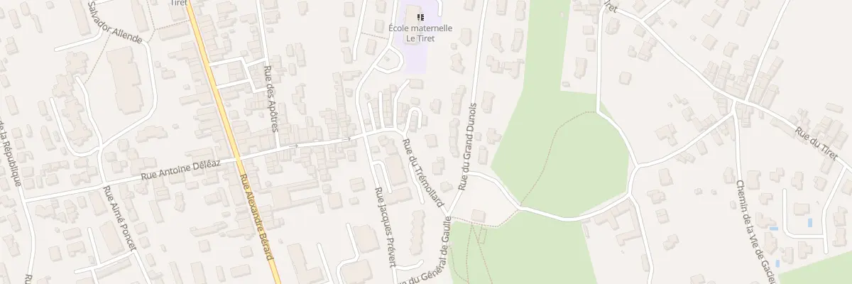Plan du 9110 Rue du Trémollard à Ambérieu-en-Bugey