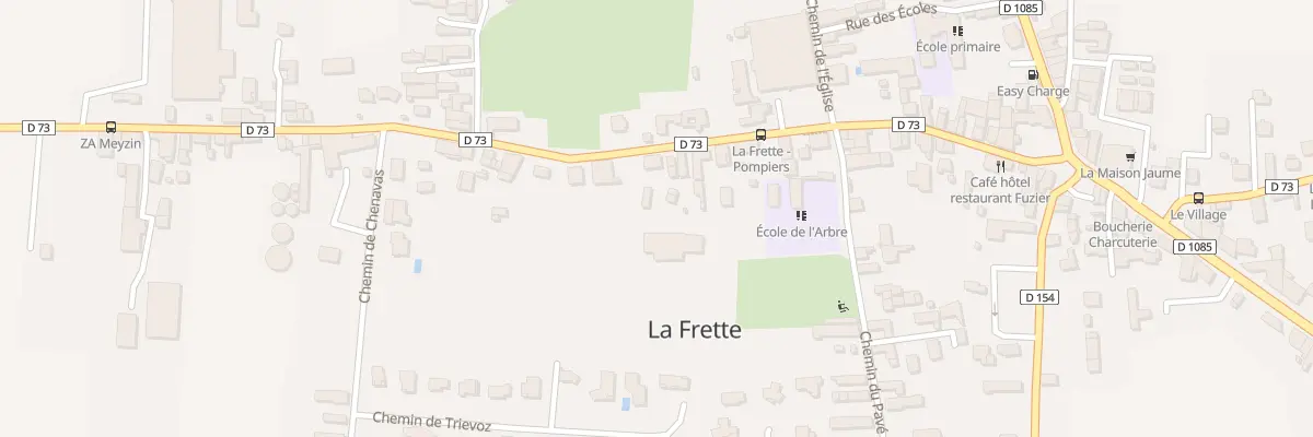 Plan du 319A Rte de la Côte St André à La Frette
