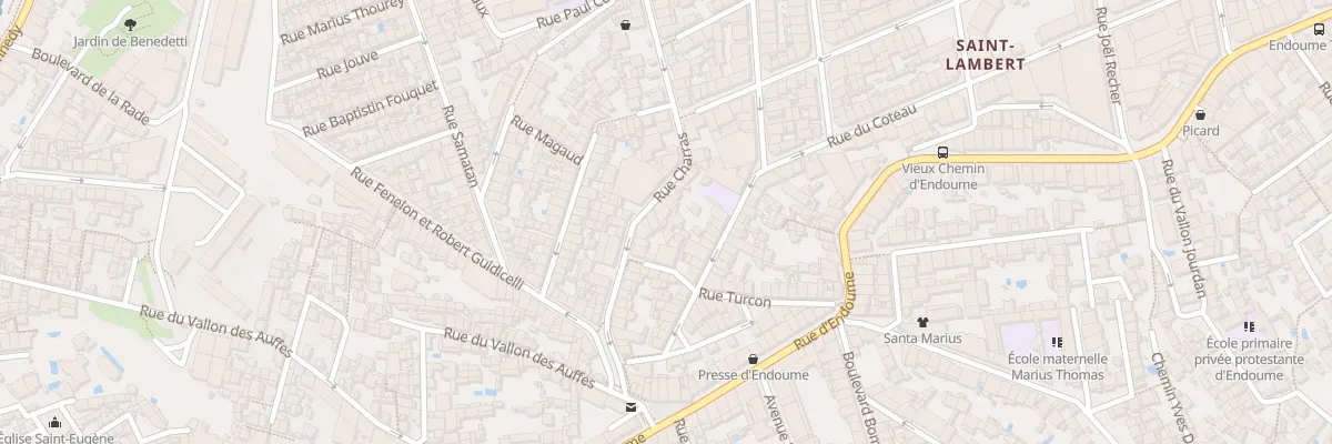 Plan du 117 Rue charras à Marseille 7e Arrondissement