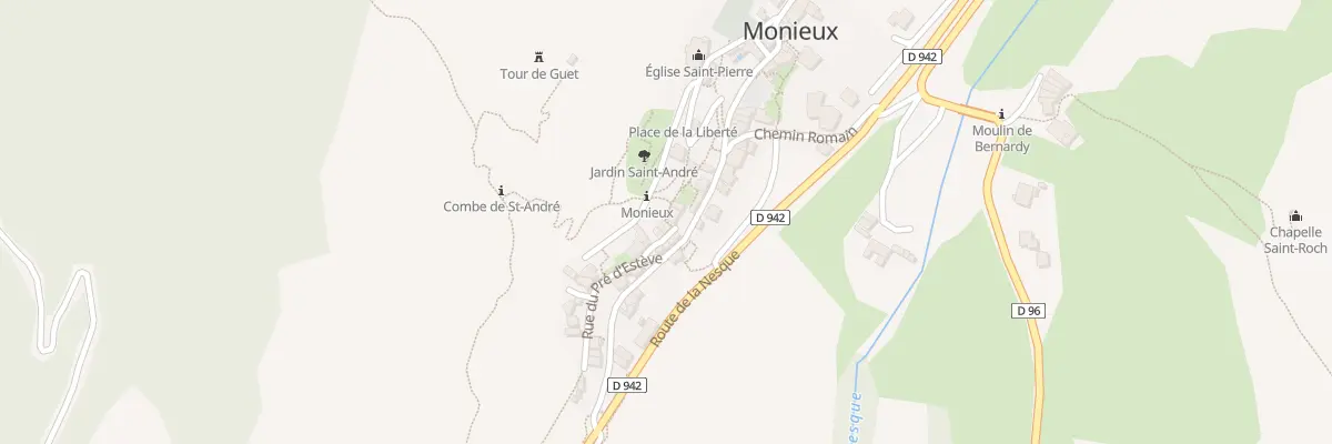 Plan du 5247 Le Village à Monieux