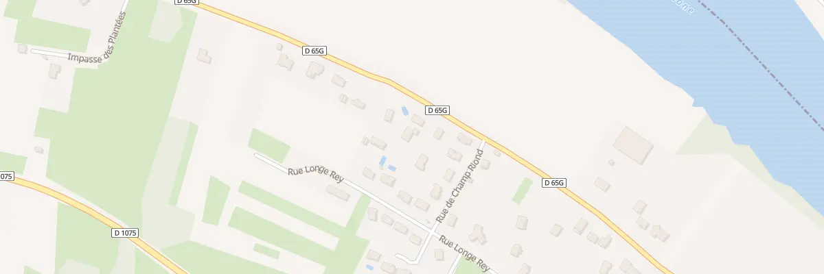 Plan du 607 Rte des Bords du Rhône à Vertrieu