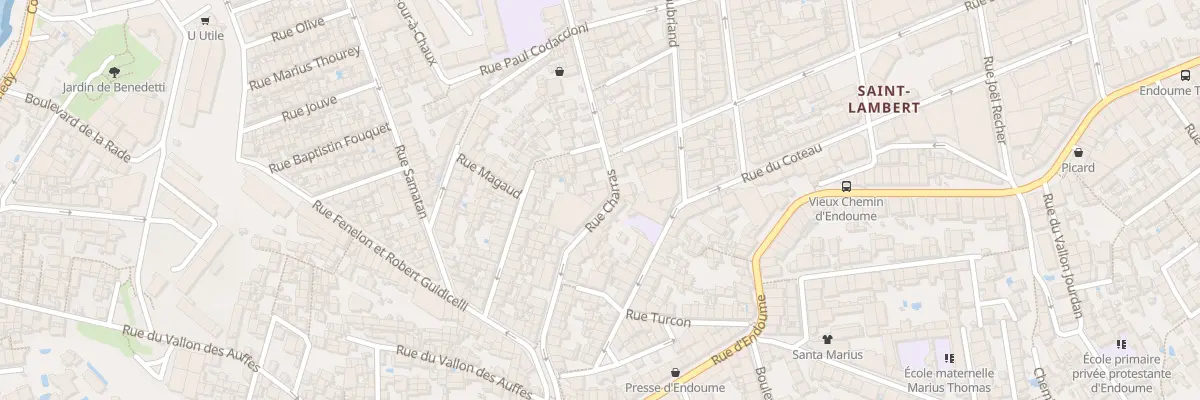 Plan du 102 Rue charras à Marseille 7e Arrondissement