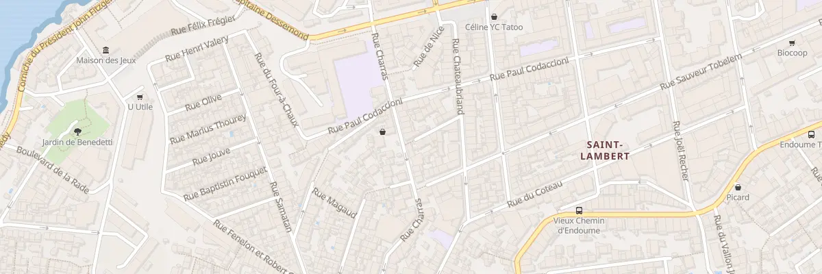 Plan du 87 Rue charras à Marseille 7e Arrondissement