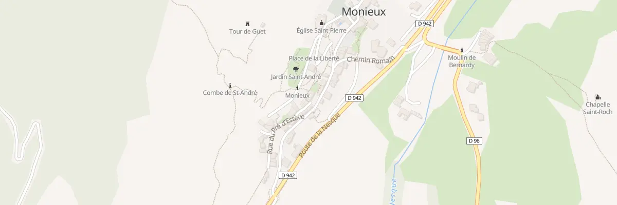 Plan du 4 Gr Grand Rue à Monieux