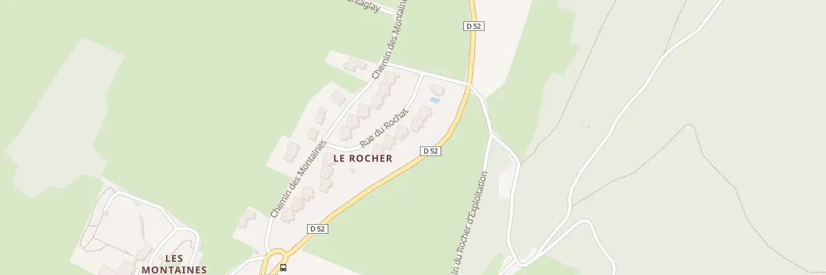 Plan du 5384 Les Montaines à Meillonnas