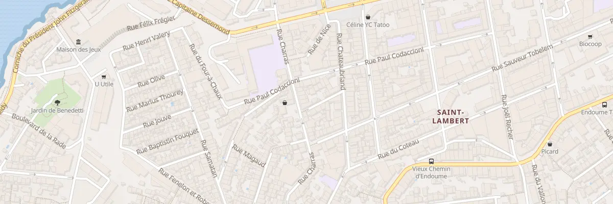 Plan du 85 Rue charras à Marseille 7e Arrondissement
