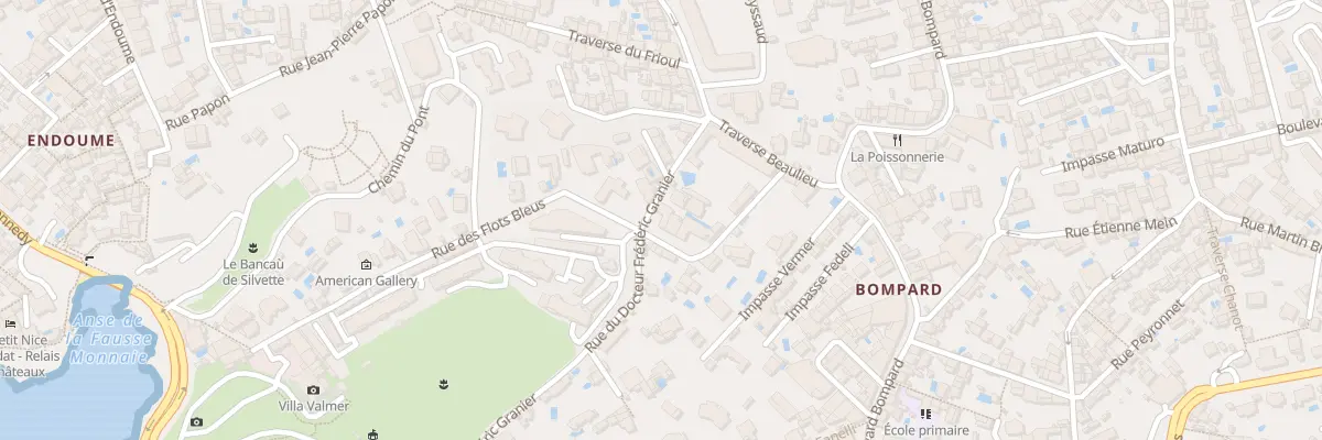 Plan du 4 Rue des flots bleus à Marseille 7e Arrondissement