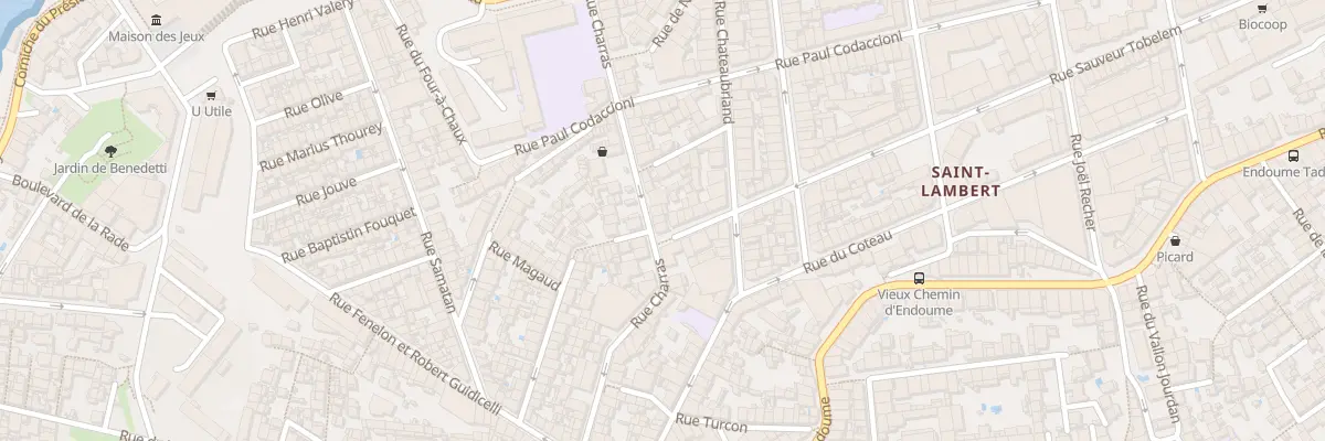 Plan du 97 Rue charras à Marseille 7e Arrondissement