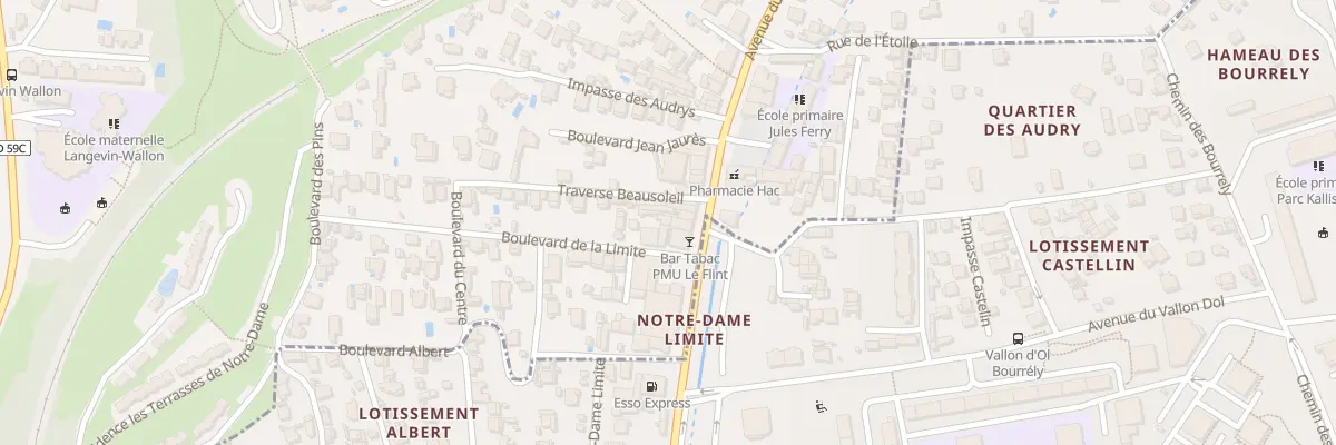 Plan du 4 Bd de la Limite à Septèmes-les-Vallons