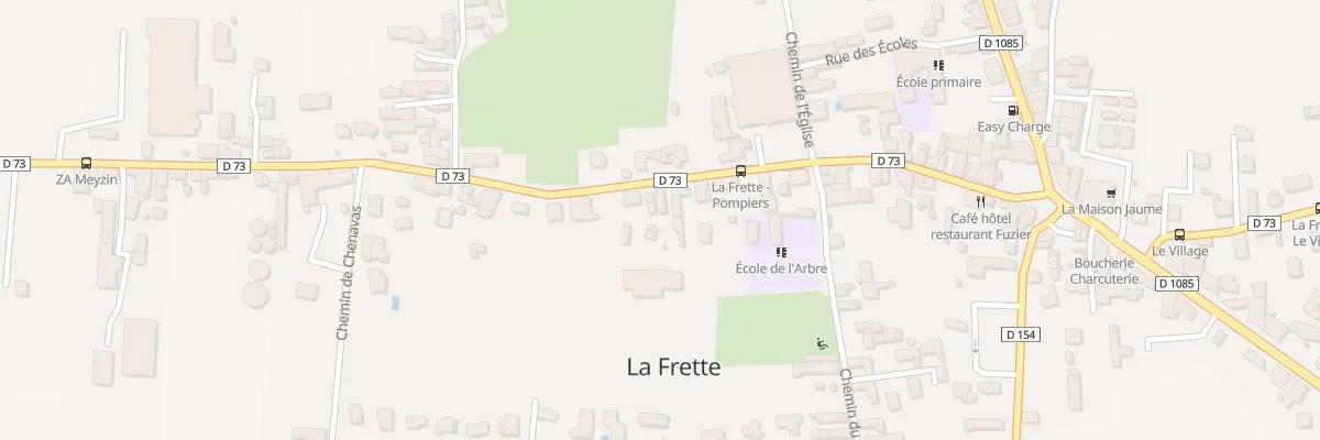 Plan du 317 Rte de la Côte St André à La Frette