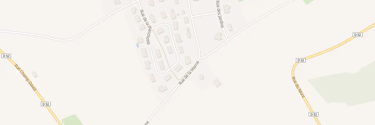 Plan du 21 Rue de la Planchotte à Peigney