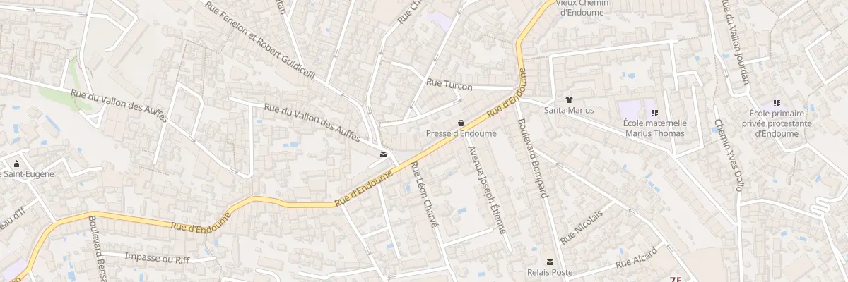Plan du 256 Rue d’endoume à Marseille 7e Arrondissement