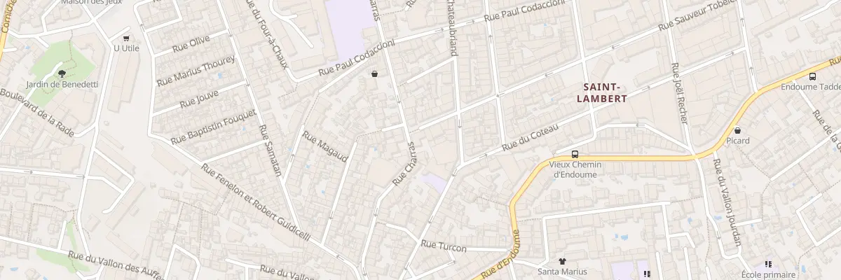 Plan du 101 Rue charras à Marseille 7e Arrondissement