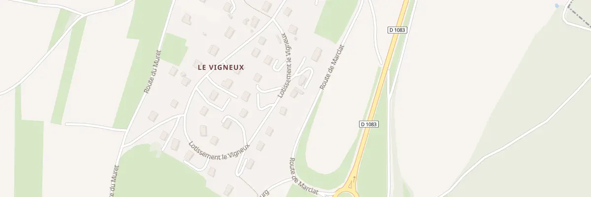 Plan du 40 Lot Le Vigneux. à Joudes