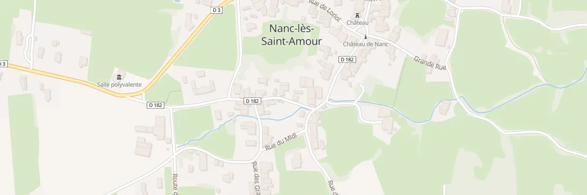 Plan du 277 Grande Rue aux Trois-Châteaux
