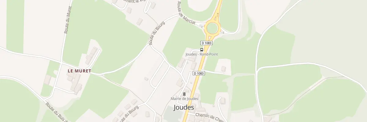 Plan du 5164 Le Bourg à Joudes