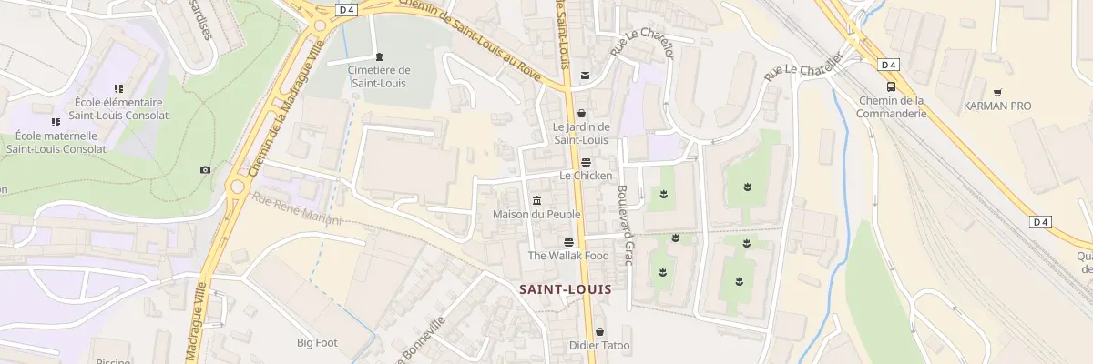 Plan du 3 Bd de la Jamaique à Marseille 15e Arrondissement