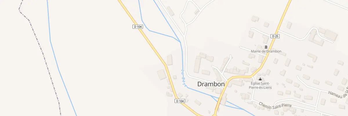 Plan du 12 Rue du Déversoir à Drambon