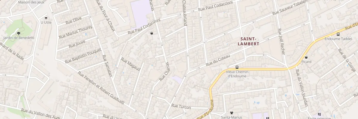 Plan du 95 Rue sauveur tobelem à Marseille 7e Arrondissement